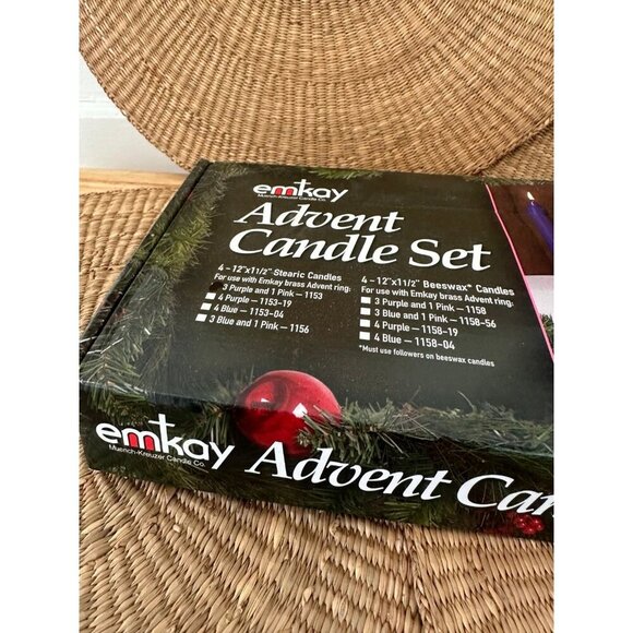 Emkay advent candle set - Picture 3 of 9